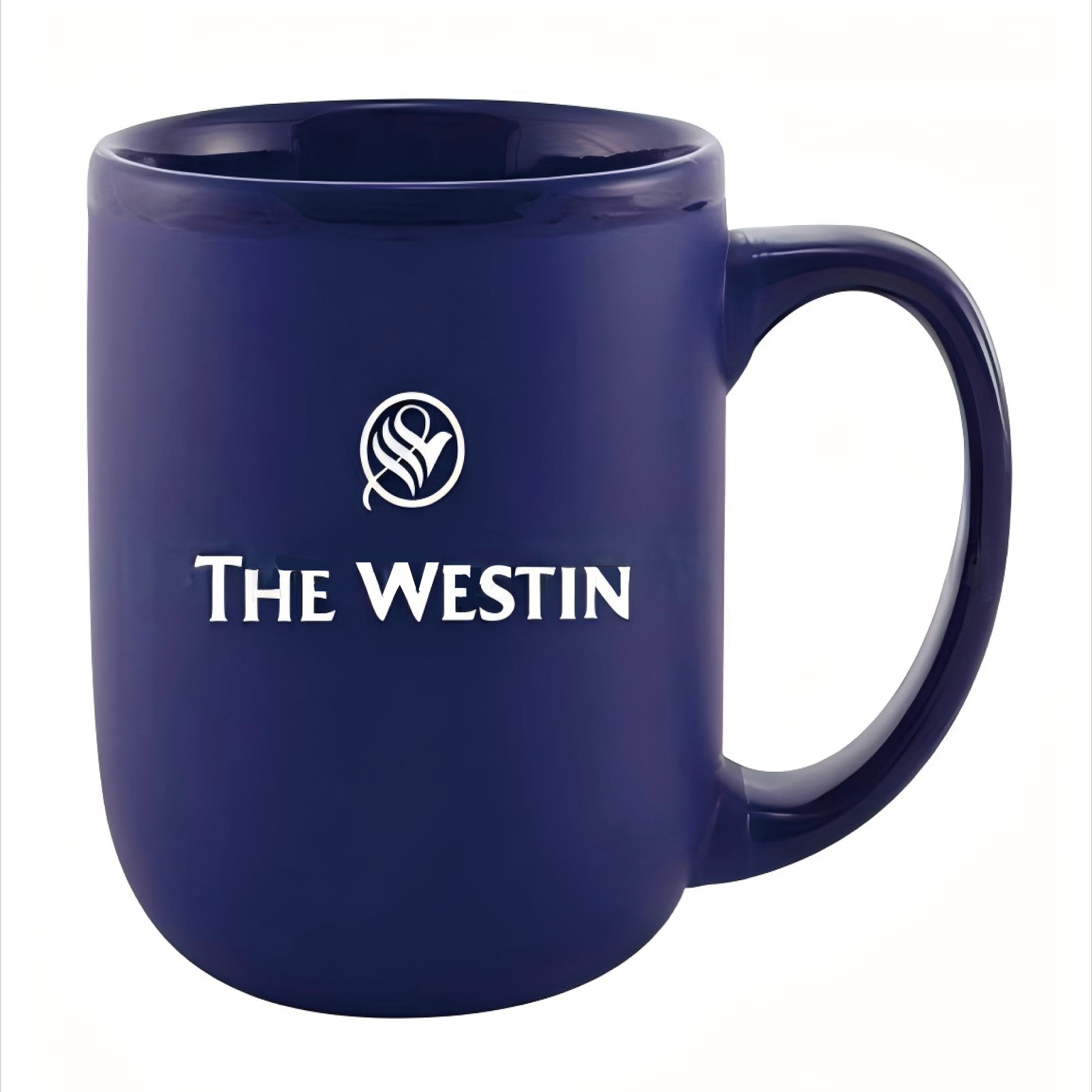 12 Oz. Cobalt Blue Brew Coffee Mug (4 Co