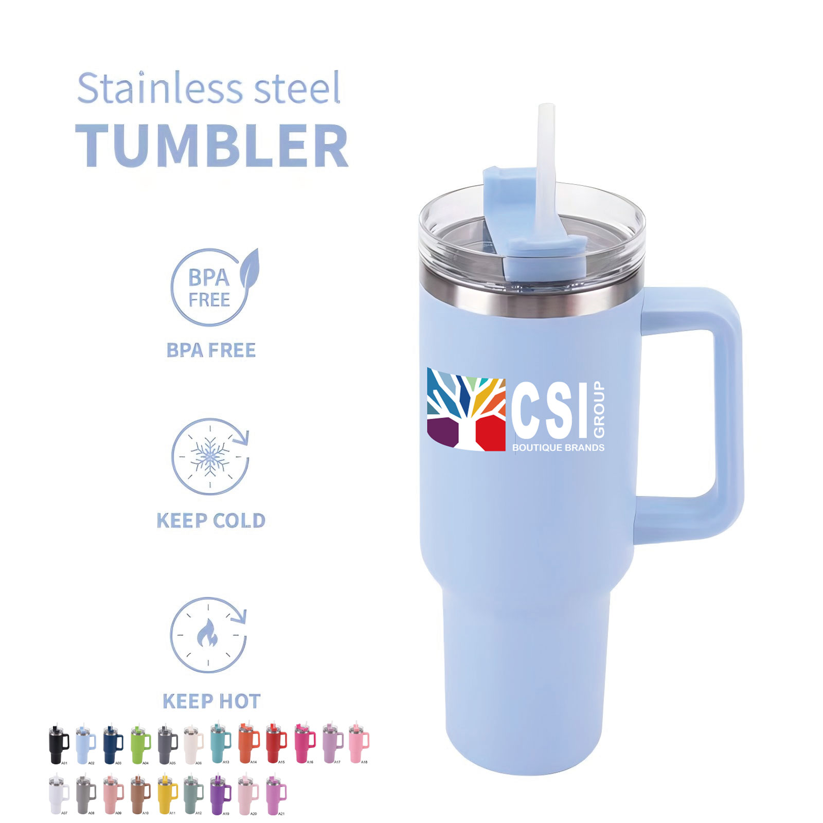 40 Oz. Colorado Stainless Steel Travel M